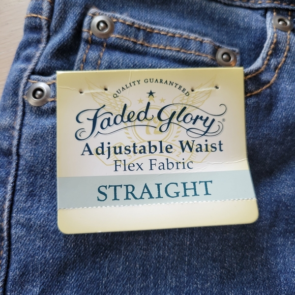 NWT Faded Glory Boys size 10 R Straight Jeans - Picture 4 of 8